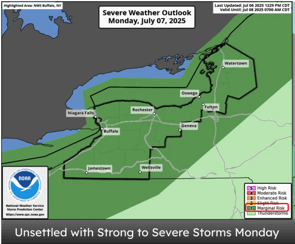 Finger Lakes forecast: Feeling like summer with humidity and storms